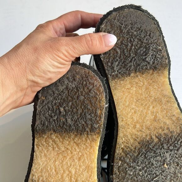 Adieu Paris Black Leather Combat Boots – Made in Portugal – Size 39 - Picture 8 of 11